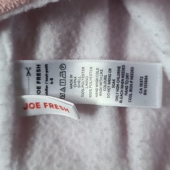 10 for $25 - Joe Fresh Girls Pink Winter Hat with Cat Ears & Velcro Chin Strap - Picture 2 of 2